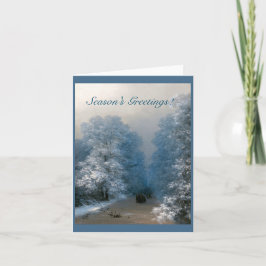 Vinterlandskap av Ivan Aivazovsky Kort