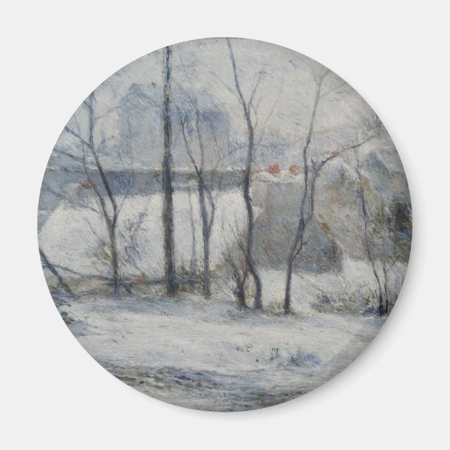 Vinterlandskap (av Paul Gaugin) Magnet (Framsidan)