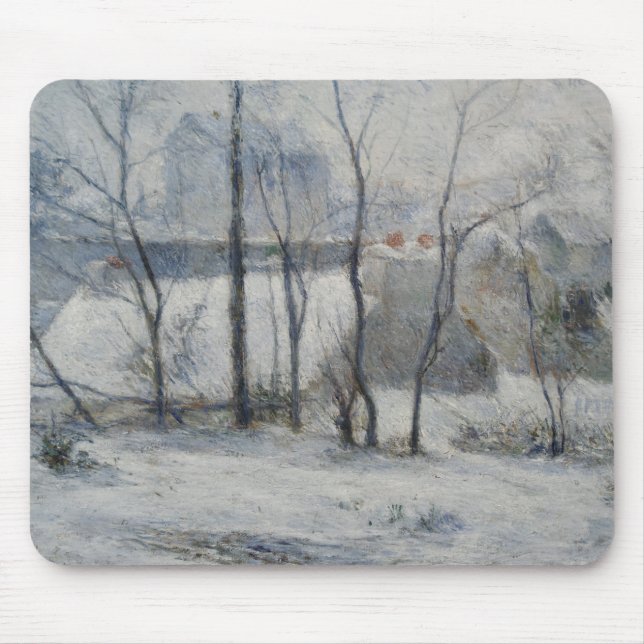 Vinterlandskap (av Paul Gaugin) Musmatta (Framsidan)