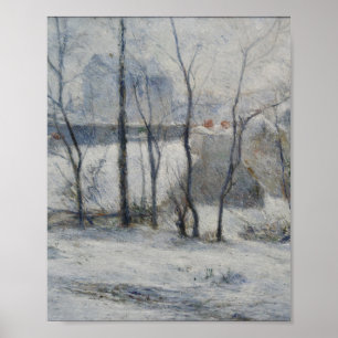Vinterlandskap (av Paul Gaugin) Poster