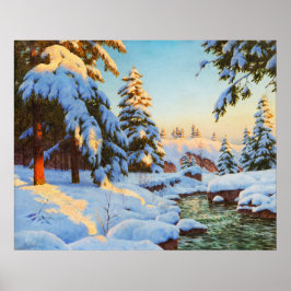 Vinterlandskap, Bessonof Poster