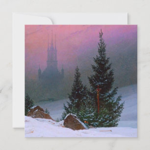Vinterlandskap Caspar David Friedrich Inbjudningar