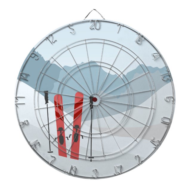 Vinterlandskap Darttavla (Framsidan)