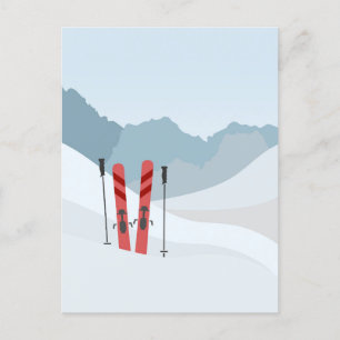 Vinterlandskap Helg Vykort
