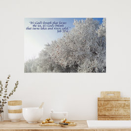 Vinterlandskap Inspirationsaffisch Poster
