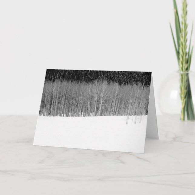 vinterlandskap kort (Framsida)