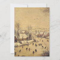 Vinterlandskap med fågelfälla av Pieter Brueghel