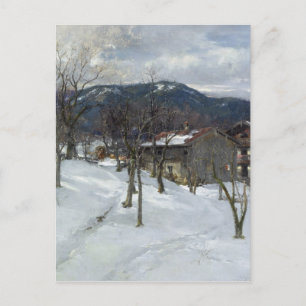 Vinterlandskap nära Kutterling, 1899 Vykort