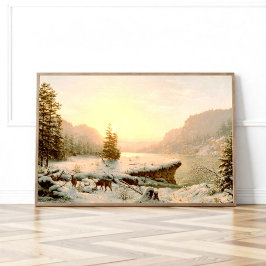 Vinterlandskap Poster