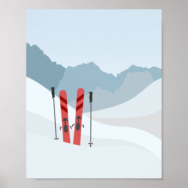 Vinterlandskap Poster (Framsidan)