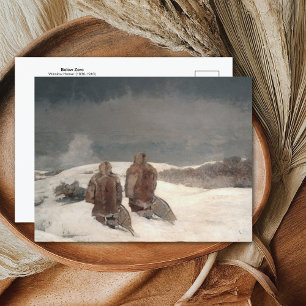 Vinterlandskap under nollstrecket Winslow Homer Vykort