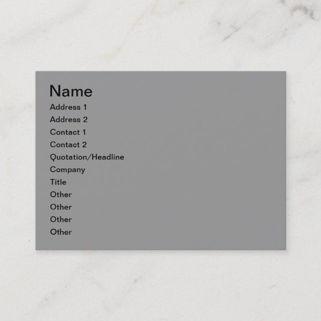 Vinterlandskap Visitkort (Framsida)