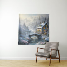 Vinterlandskapet Snö i vacker modern