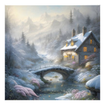 Vinterlandskapet Snö i vacker modern