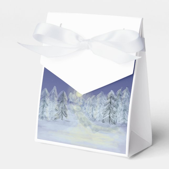 vinterlandskapslåda presentaskar (Framsidan Sidan)