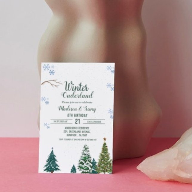 Vinterlandsöarnas Födelsedagsfest Inbjudningar (Skapare uppladdad)