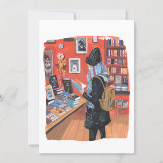 Vinterläsning i NYC Bookstore Inbjudningar