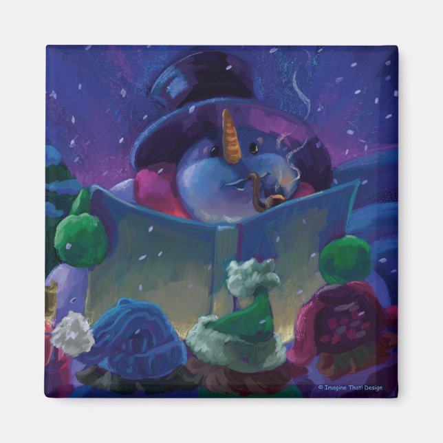 Vinterläsning Magnet (Framsidan)