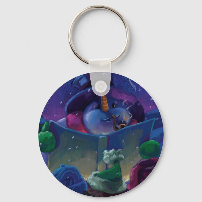 vinterläsning nyckelring (Framsida)