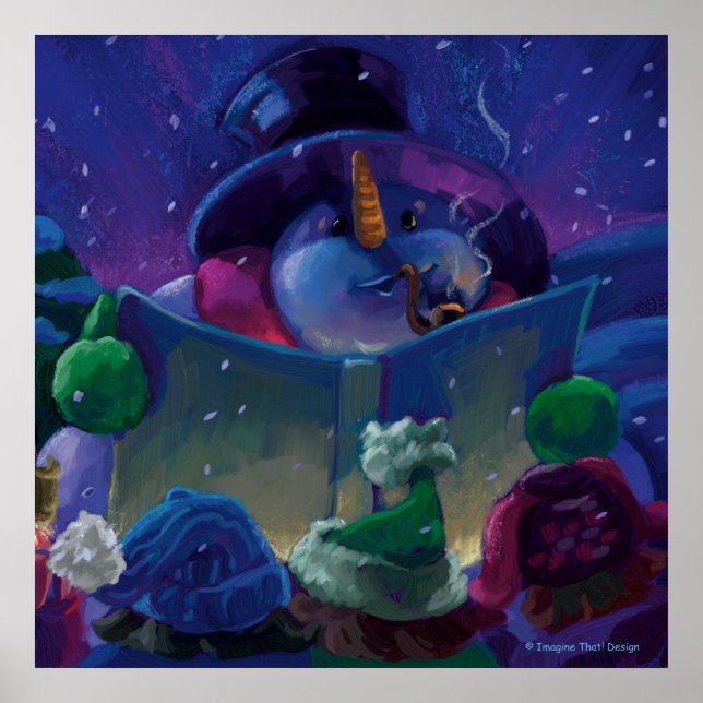 vinterläsning poster (Framsidan)