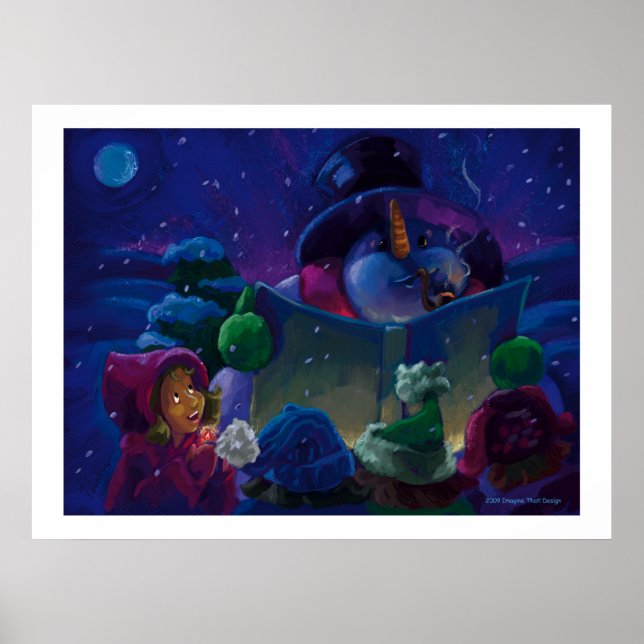 vinterläsning poster (Framsidan)