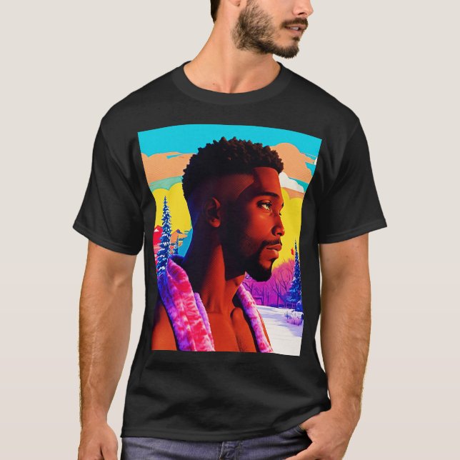 Vinterledighet Biffkakel Hunk 2501 T Shirt (Framsida)