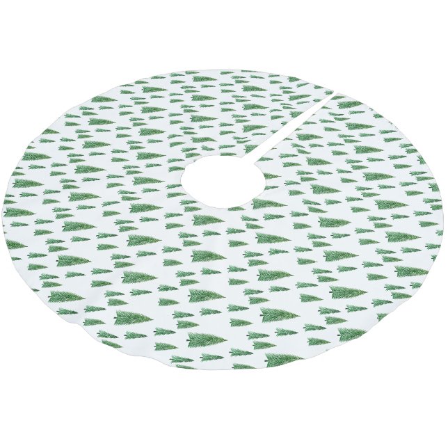 Vinterledighet Landsbygdens Skönhet Julgransmatta Borstad Polyester (Vinklad)