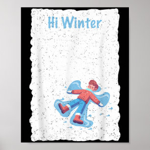 Vinterledighet Ski Jul Ski X-mas Skidåkning Skie Poster