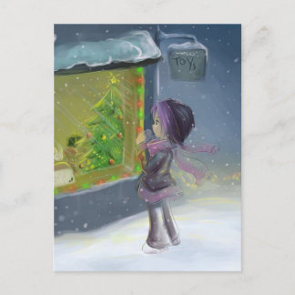 Vinterleksaker Vykort