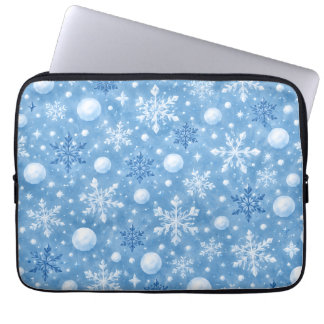 Vinterlig snö laptop fodral