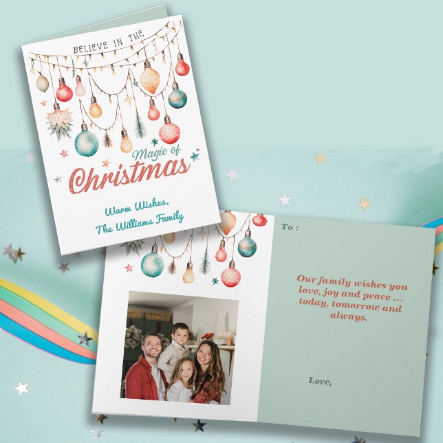 Vinterlov Jul Anpassat Namn Foto Kort (Skapare uppladdad)