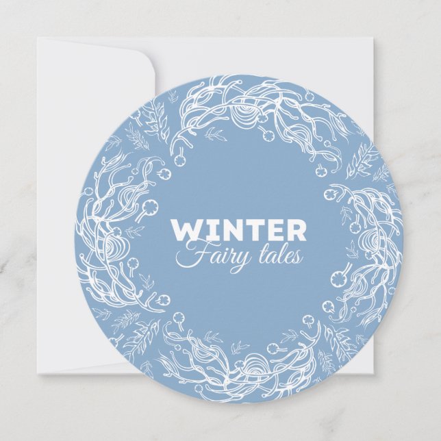 Vinterlov Sagor. Kort (Framsida)