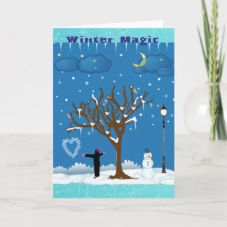 Vintermagikort Helgkort