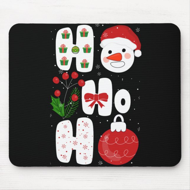Vintermagisk design Retro vinter jul vektor  Musmatta (Framsidan)