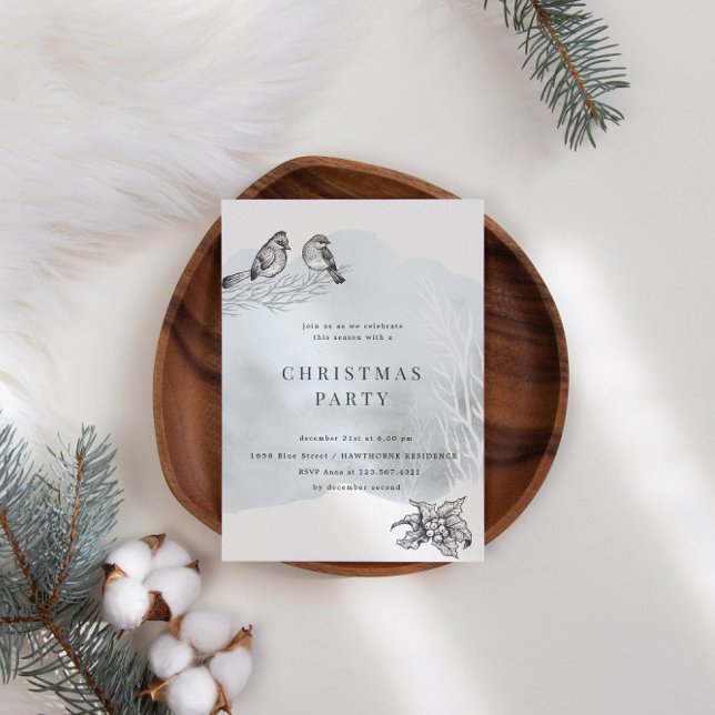 Vintermagiska julen Party Inbjudningar (Skapare uppladdad)