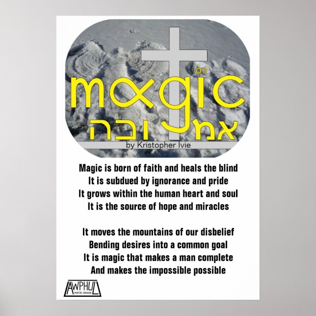 Vintermagiskt Poster (Framsidan)