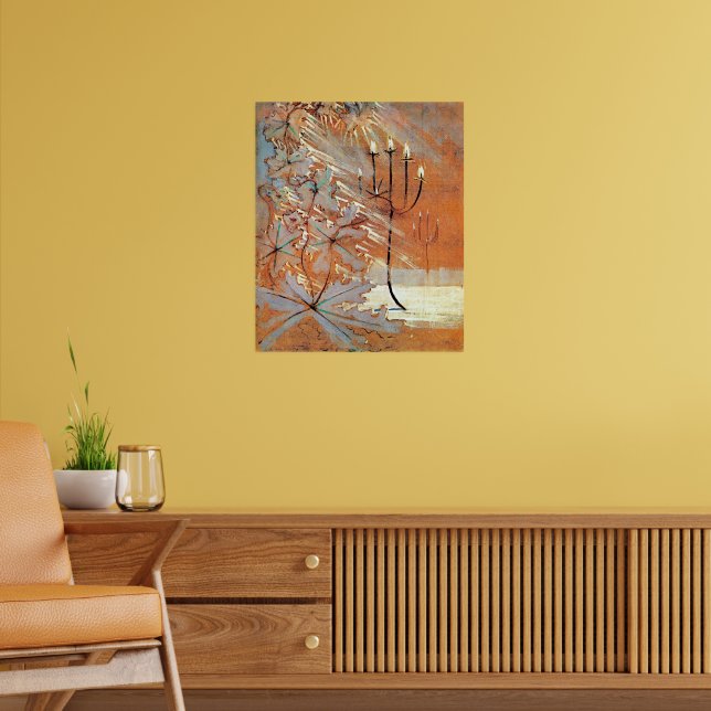 Vintermålning (V) av berömd Poster (Vardagsrum 2)