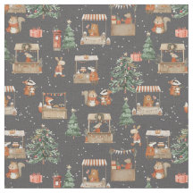 Vintermarknadsgatufestival med djurvänner 