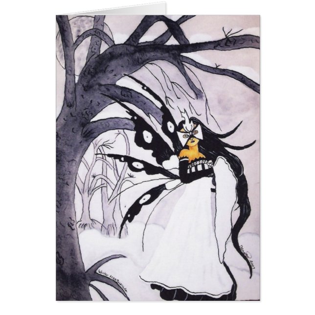 Vintermaskeradkort OBS Kort (Framsidan)