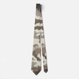 Vintermilitär kamouflagemönster slips