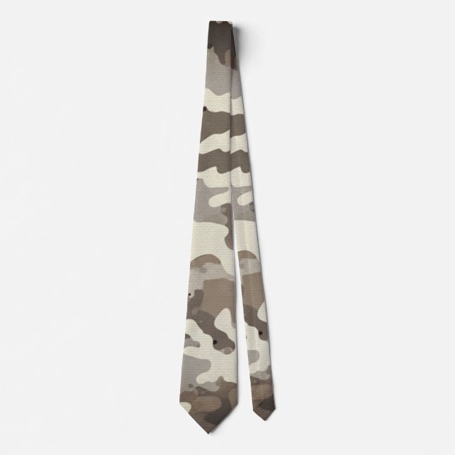 Vintermilitär kamouflagemönster slips (Framsida)