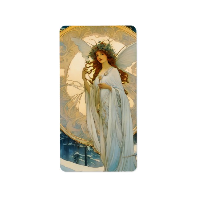 Vintermjölke-artisik Adressetikett (Framsidan)