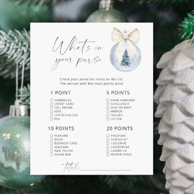 Vintermodern spelinformation i din väska (Skapare uppladdad)