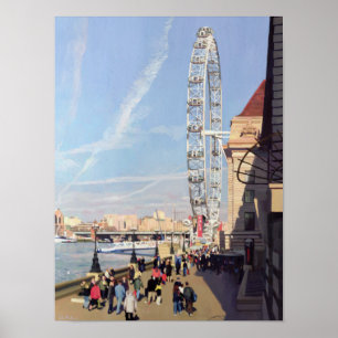 Vintermorgon i London Öga Poster