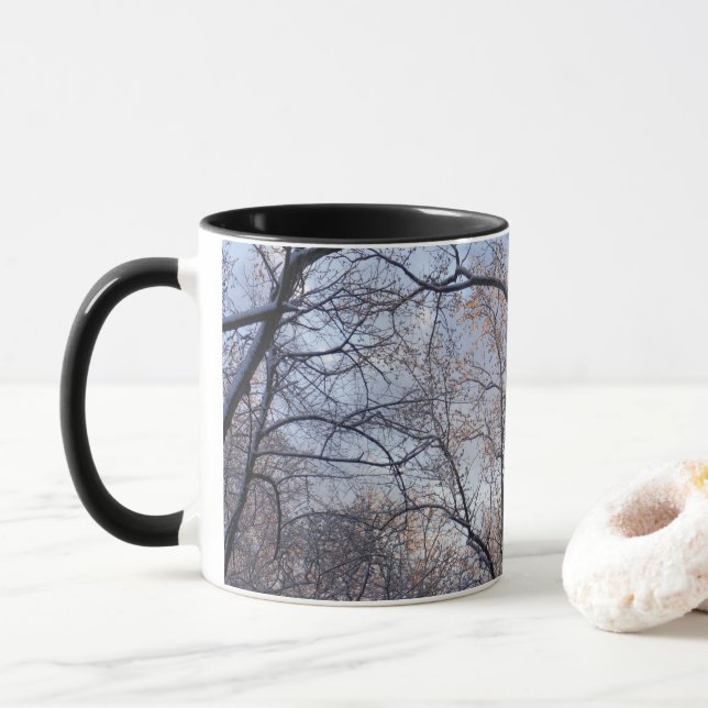 Vintermorgon II Naturlandskap Mugg (Med munk)