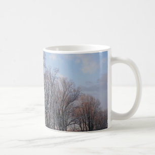 Vintermorgon III Natur liggande Kaffemugg
