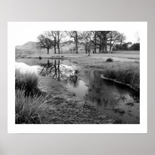 Vintermorgon: Strandshag Bay, Derwentwater Post Poster