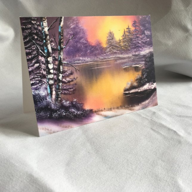 Vintermorgonjulkort Kort (Skapare uppladdad)