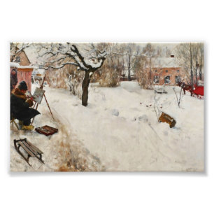 Vintermotiv Åsögatan Fototryck