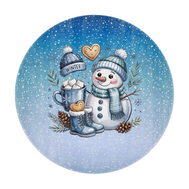 Vintermysig Snöman (Framsidan)